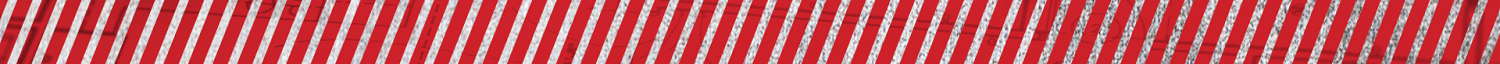 Footer Graphic with red and white vertical stripes